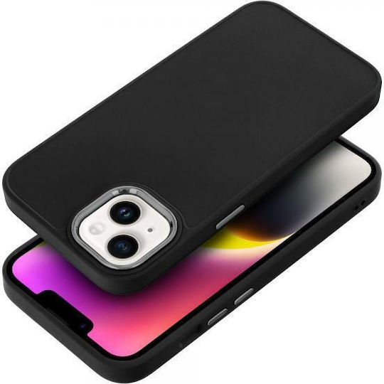 Forcell Frame Задна корица Силикон / Пластмаса Черен (Redmi Note 12 Pro+)