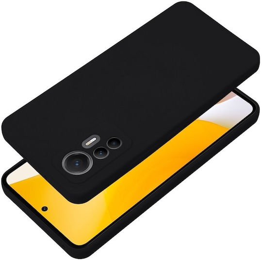 Forcell Soft Back Cover Σιλικόνης Μαύρο (Redmi Note 12 Pro 5G)