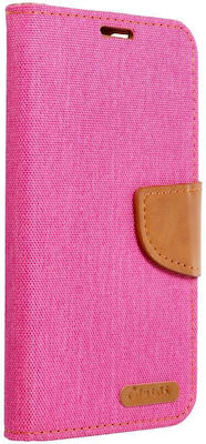 Forcell Camvas Book Stoff Rosa (Redmi Note 12 Pro 5G)