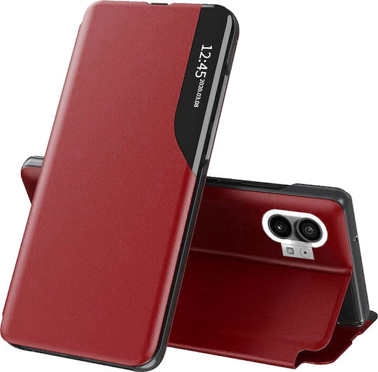 Techsuit eFold Series Book Δερματίνης Κόκκινο (Nothing Phone 1)