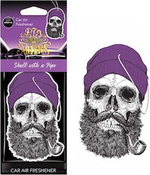 Aroma Car Αρωματική Καρτέλα Κρεμαστή Αυτοκινήτου Muertos Skull With a Pipe Coral Aroma Car Αρωματική Καρτέλα Κρεμαστή Αυτοκινήτου Muertos Skull With a Pipe Coral