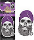 Aroma Car Αρωματική Καρτέλα Κρεμαστή Αυτοκινήτου Muertos Skull With a Pipe Coral