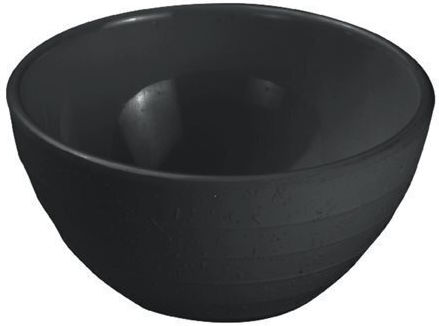 Servewell Matte Dip Serving Bowl Round made of Melamine Black with Diameter 8cm 10pcs