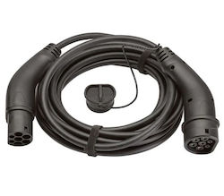 Hager Electric Car Three-phase Charging Station Cable 7.5m Type 2 - Type 2 XEVA734
