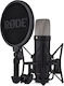 Rode Condenser Microphone with XLR to USB Cable NT1 5th Generation Shock Mounted/Clip On for Studio