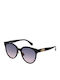 Bolon Women's Sunglasses with Black Plastic Frame and Gray Gradient Lens BL3105A13