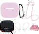 Hurtel Silicone Case Set Holder with Keychain P...