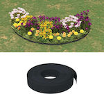 vidaXL Πλαστική Μπορντούρα Κήπου σε Μαύρο Χρώμα 10cm x 10m