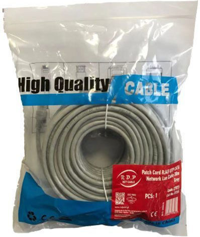 Redled U/UTP Cat.6 (Gigabit) Καλώδιο Δικτύου Ethernet 10m Λευκό