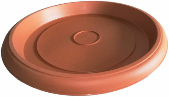 Serinova Villa Plate Pot Plastic Orange 35x35cm