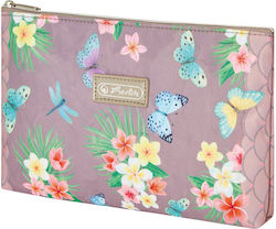 Herlitz Ladylike Butterflies Κασετίνα Μπεζ