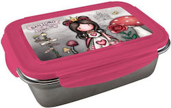 Graffiti Kids Lunch Stainless Steel Box Pink