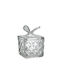 Click Glass Sweet Jar with Lid Transparent 8x8x11cm