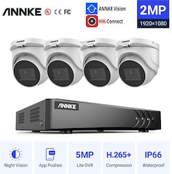 Annke Integrated CCTV System with 4 Cameras 1080p