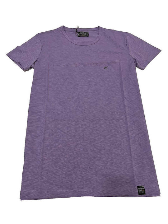 Paco & Co Men's Short Sleeve T-shirt Purple