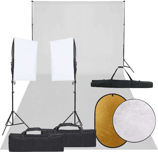vidaXL Kit Φωτισμού για Studio