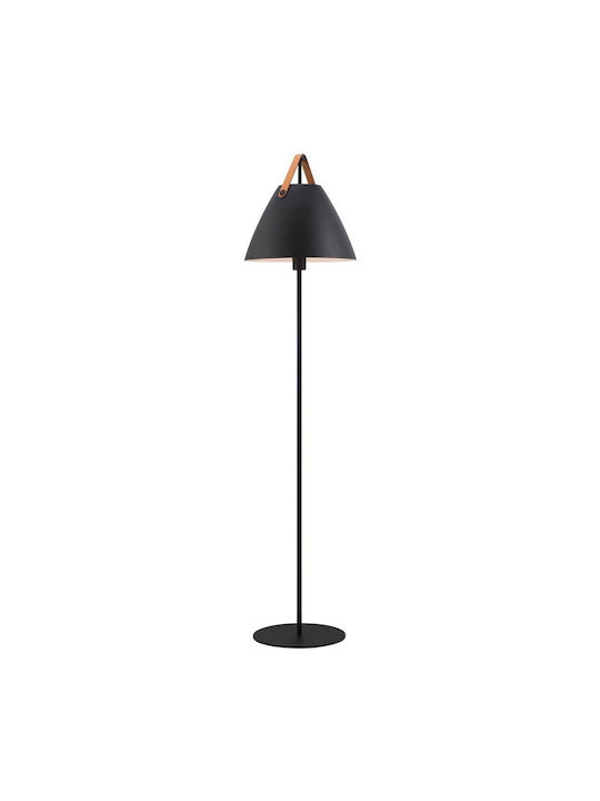 Nordlux Strap Floor Lamp H153.7xW36cm. with Socket for Bulb E27 Black