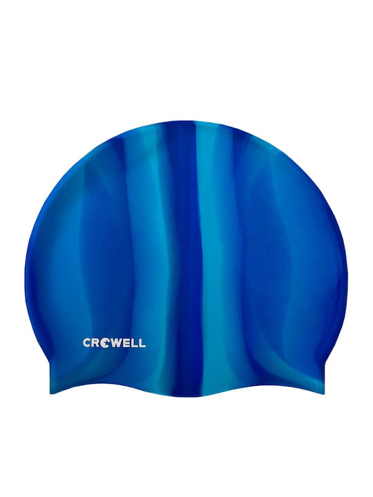 Crowell Σκουφάκι Κολύμβησης Ενηλίκων από Σιλικόνη Μπλε
