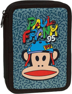 Back Me Up Paul Frank Skate Pencil Case Full with 2 Compartments Multicolored