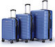 Lavor 1-601 Travel Suitcases Hard Blue with 4 W...