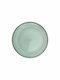 Dot Pistachio Plate Desert made of Porcelain Green with Diameter 20cm