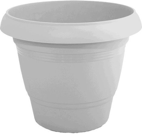 Homestyle Γλάστρα Πλαστική Λευκή 63x63x53εκ.