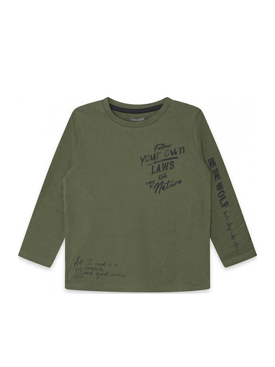 Kids' Shirt Long Sleeve Khaki