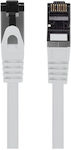 Lanberg S/FTP Cat.8.1 Ethernet Cable 3m Gray