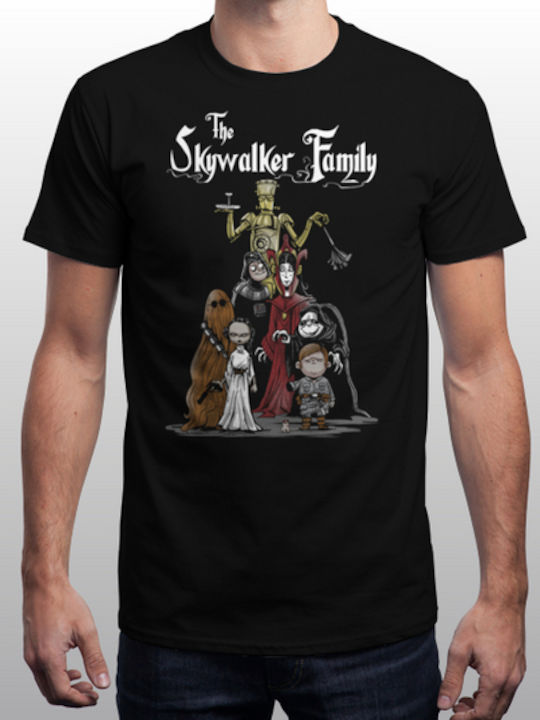 Skywalker Family - Adams Family Star Wars μπλούζα μαύρη Pegasus