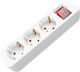 Muhler Power Strip 3 Positions with Switch and Cable 1.5m