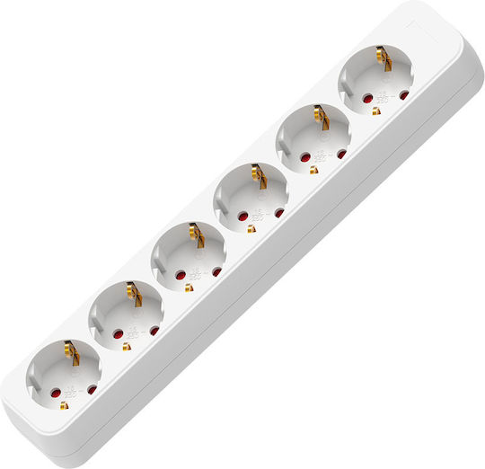 Muhler Power Strip 6 Positions with Cable 1.5m