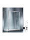 Starlet Slider SLS140T-100 S3/180-100 S3/180-100 Shower Screen for Shower with Sliding Door 144-147x180cm Clear Glass Chrome