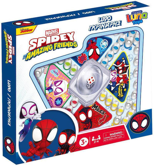 Board Game Pop Up Γκρινιάρης Spidey for 2-4 Players 3+ Years Old (EN) Luna