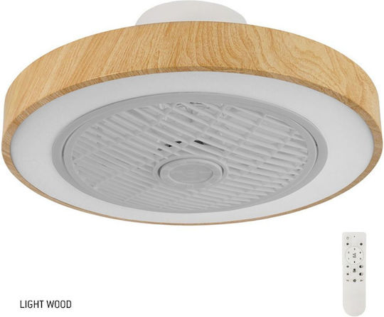 Gruppe CMBF-FS6008 Geschlossener Typ (Deckenleuchte) 50cm mit Leuchte Light Wood