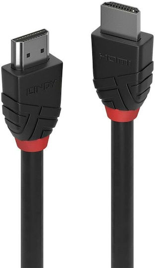 Lindy Cable HDMI male - HDMI male 15m Μαύρο