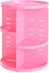 Cosmetic Organizer Case Cosmetic Organizer Case Rotatable Pink