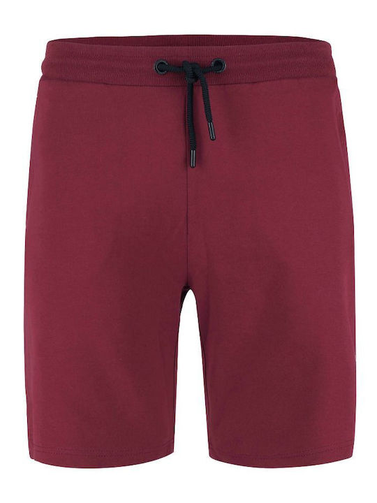 Volcano N-TANDO Pantaloni scurți pentru bărbați cu talie elastică - roșu