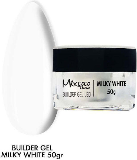 Mixcoco Builder Gel Νυχιών Λευκό 50gr