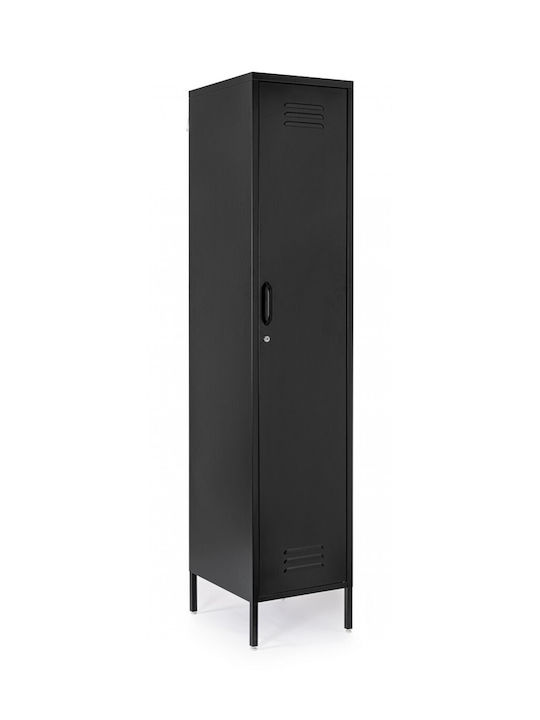 Kleiderschrank Büro mit Schloss 38x46x185cm