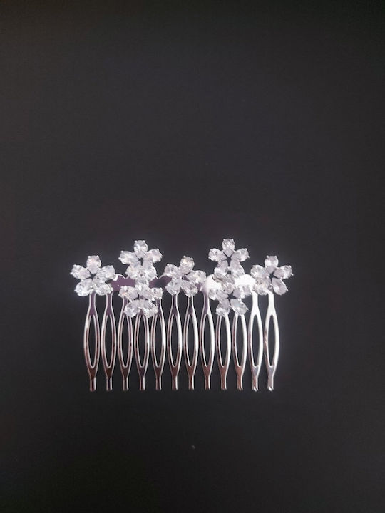 Accesorii Pentru Mireasă Νυφικό Xteνάκι Μαλλιών Zircon 6/7 Cm