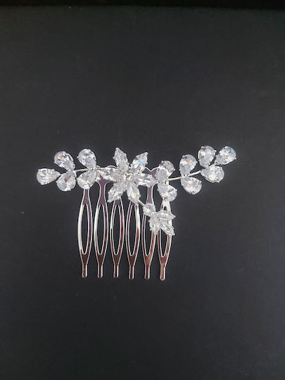 Pieptene De Mireasă Pentru Păr Zircon 3/6.5 Cm