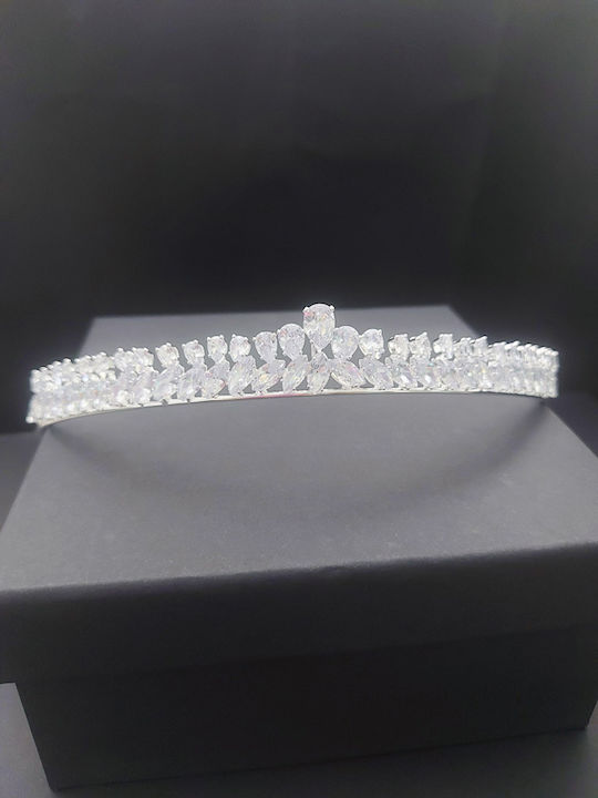 Νυφικό Headpiece Zircon 2 Cm