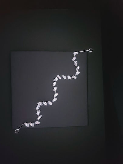 Νυφικό Headpiece Zircon 28 Cm