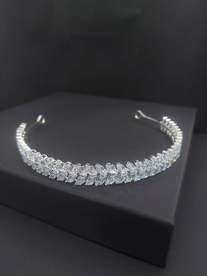 Brautaccessoires Headpiece Zirkon 1,2 cm