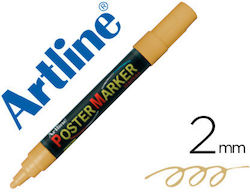 Artline Poster Marker Permanent Auriu