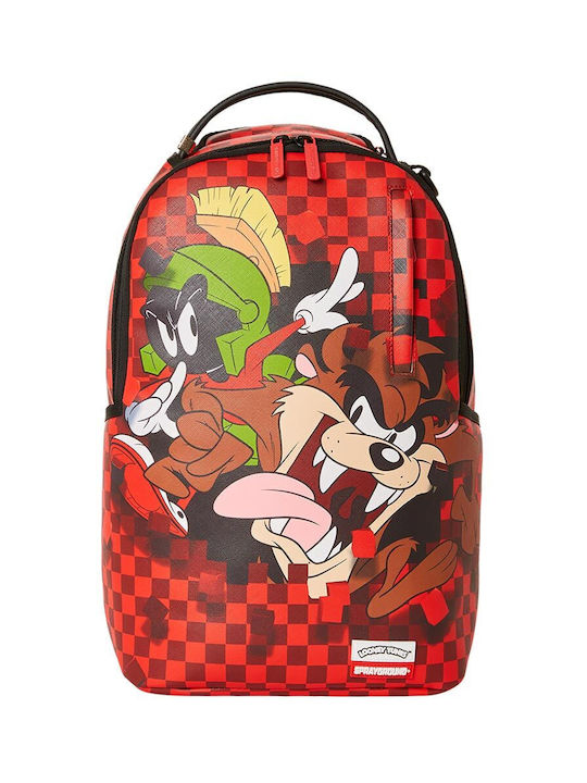 Sprayground Looney Tunes Taz Marvin Bust Out School Bag Backpack Elementary, Elementary Multicolored