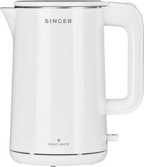 Singer Kettle 1.5lt 2200W White