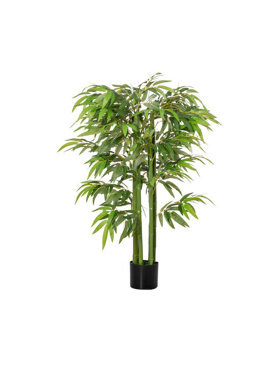 HomCom Artificial Outdoor Tree Bamboo Green 140cm 1pcs