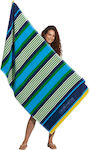 Noidinotte Beach Towel Cotton Green 170x90cm.