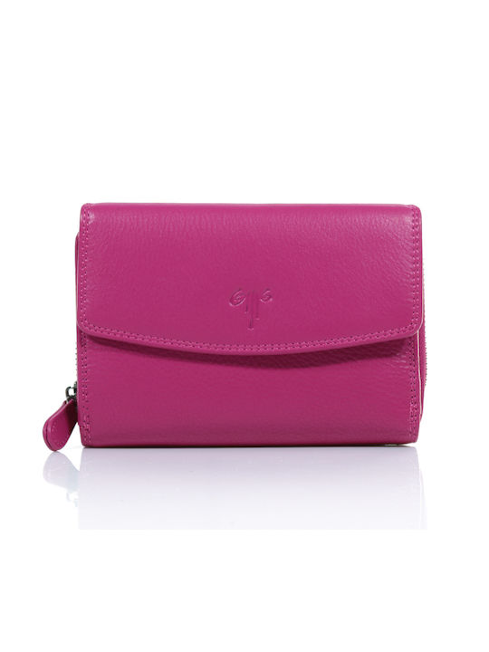 Kion 371 Large Leather Women's Wallet Fuchsia